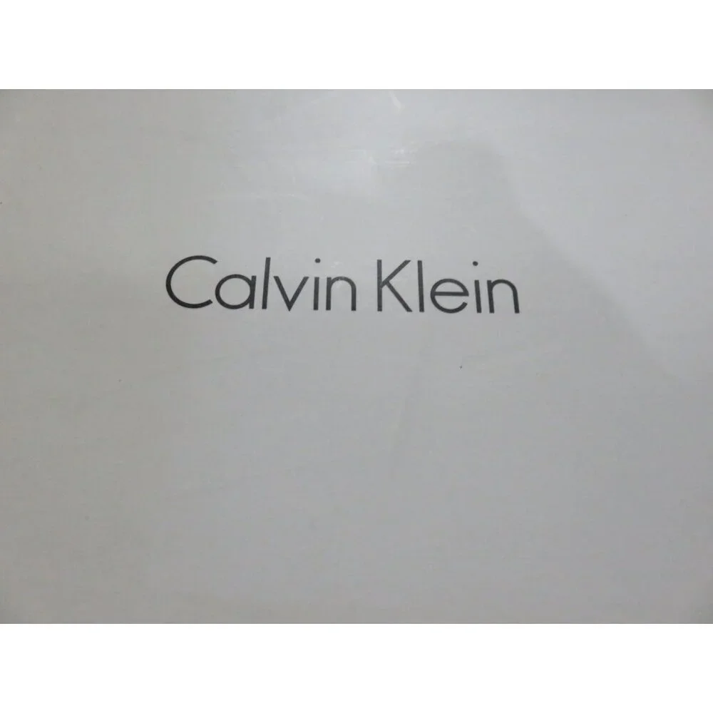 Calvin Klein Patrish Brand New!! Black Italian Leather Caged Heels Pumps sz 7.5